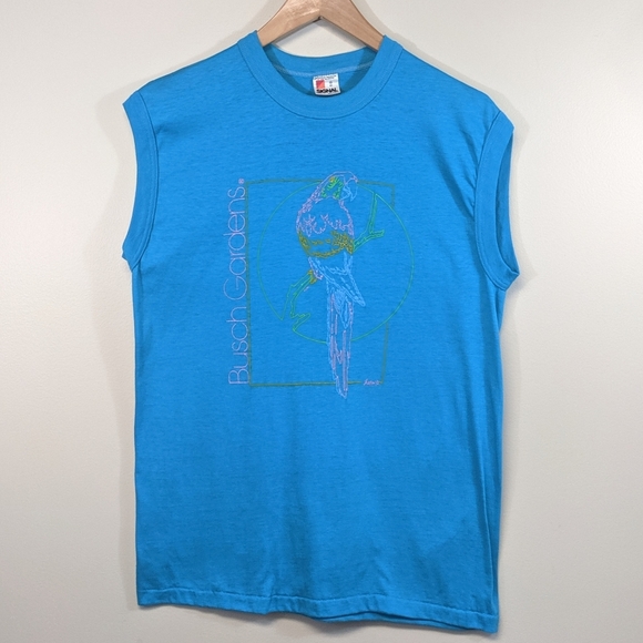 🔥Vintage 1980's Busch Gardens Muscle Shirt - Picture 4 of 6